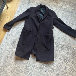 Mario Bellucci Banana Republic wool overcoat M